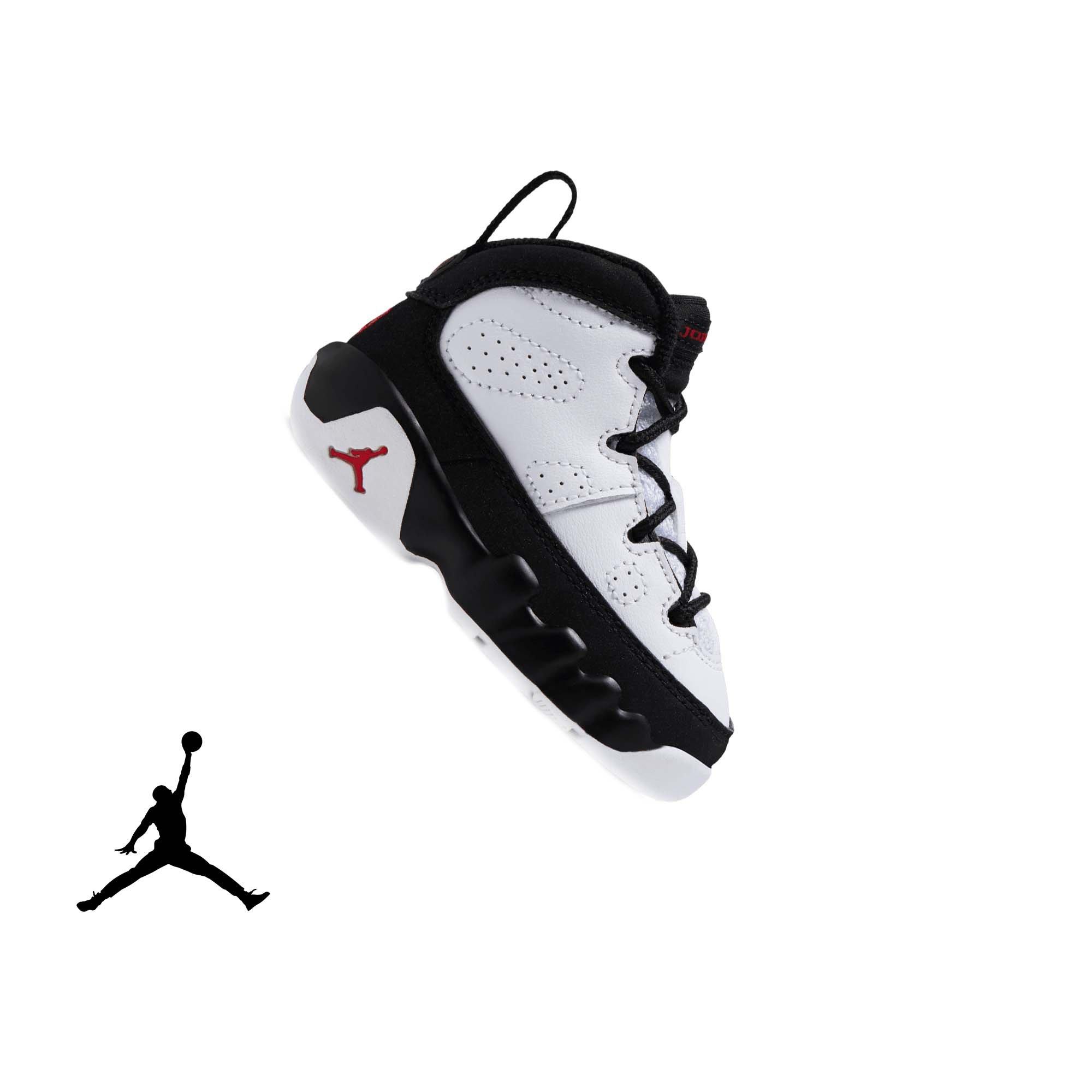 Jordan 9 Retro "Space Jam" Toddler Kids' Shoe - WHITE/TRUE RED/BLACK